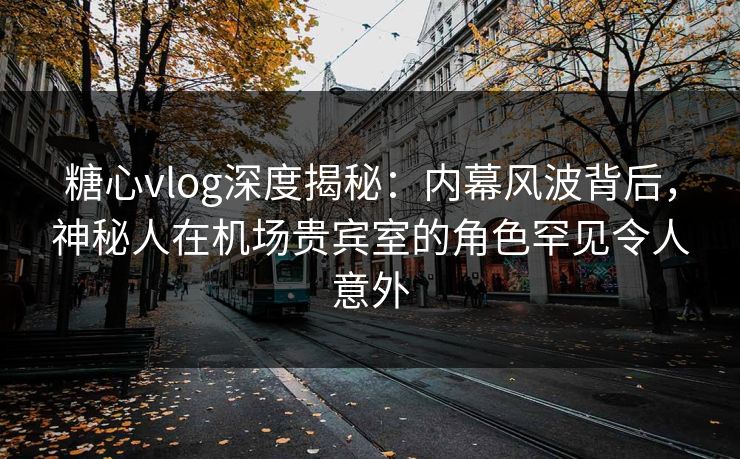 糖心vlog深度揭秘：内幕风波背后，神秘人在机场贵宾室的角色罕见令人意外
